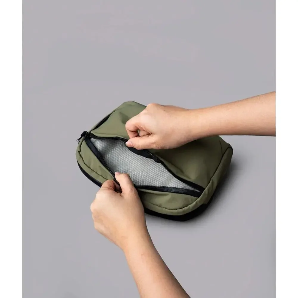 NWT ALPAKA Flight Sling Crossbody Bag Travel Lightweight Green / Axoflux 210D 1L
